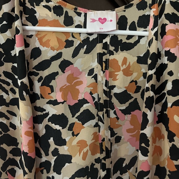 BuddyLove leopard floral kimono s/m runs big - Picture 4 of 4